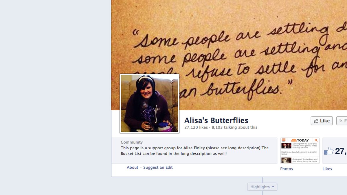 Alisa Finley blev inte helt otippat superglad och lade snabbt upp klippet på sin Facebooksida. 